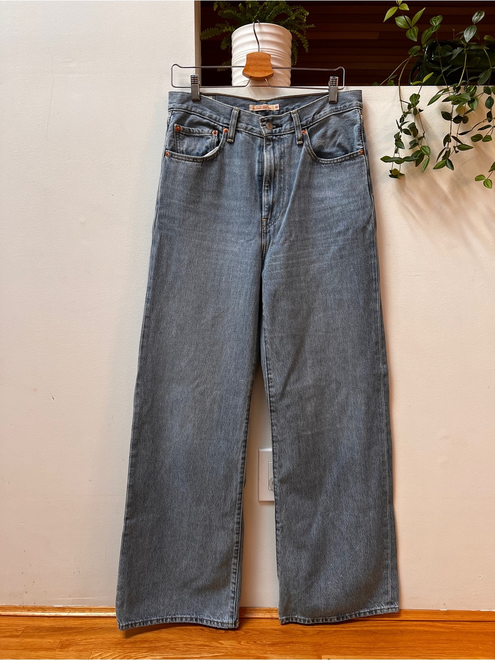 Levi’s super high rise Ribcage wide leg jeans